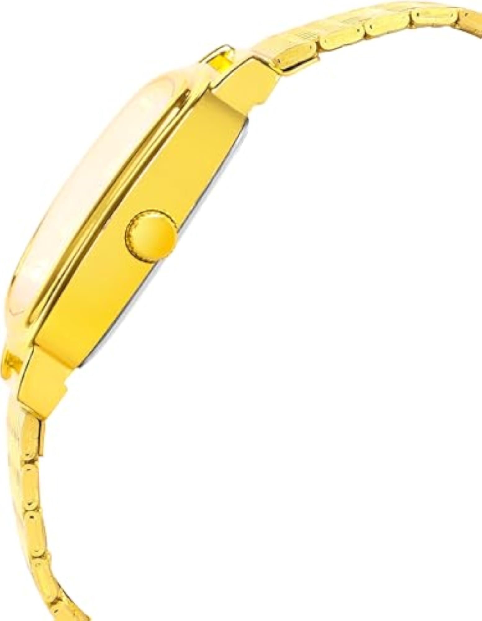 Round Dial Men's Watch with VGold Charm